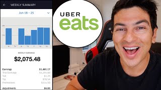 How To EASILY Make $2,000 Per Week Doing Uber Eats!