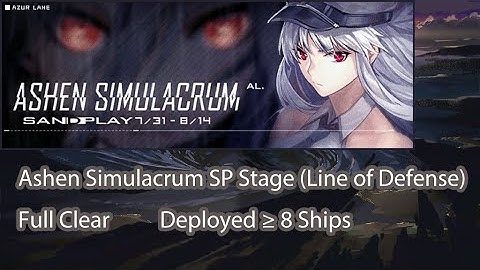 Ashen Simulacrum SP Stage (Full Auto) [AL]