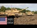 U.S. Army M1A2 Abrams Tanks: Live-Fire Exercise in Poland, NATO