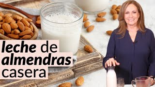 ¡No compres más leche! Prepárala en casa con 2 ingredientesLeche de almendras casera súper fácil.