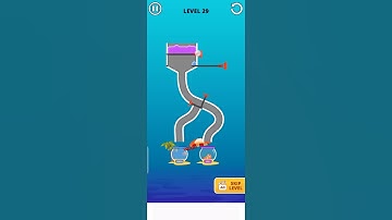 save the fish level 29 mobile game/ fishdom, (android iOS) #shorts