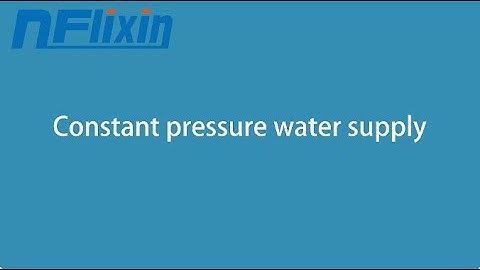 NFlixin Frequency inverter VFD operation constant pressure water supply Teaching video