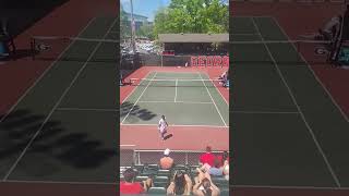 In Georgia, UGA Mens Tennis Team Plays At High Level (against Auburn)