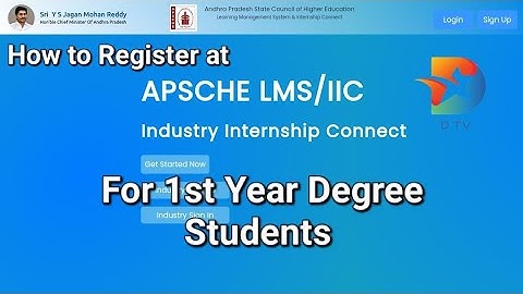 How to Register at APSCHE LMS Portal | Degree 1st year Students