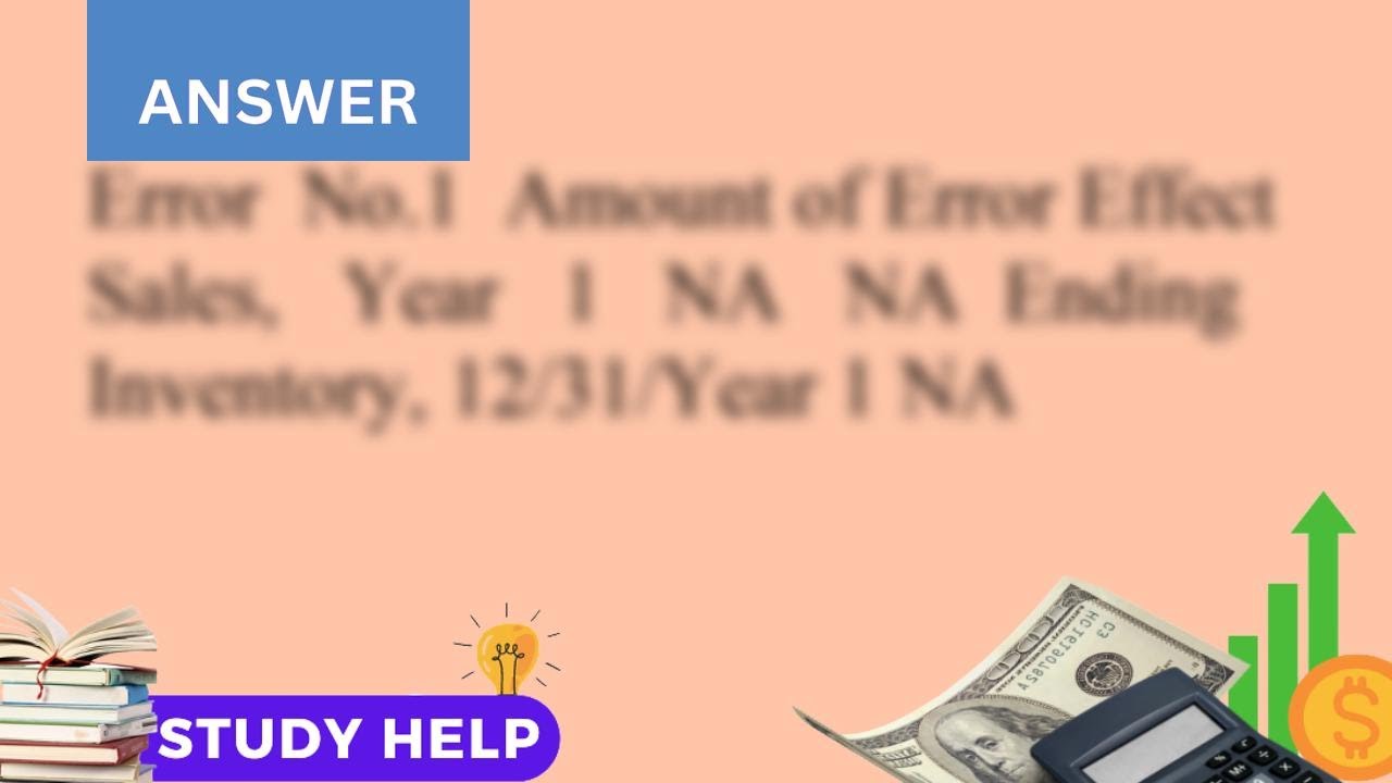 The following statement was prepared for Frame Supplies for Year