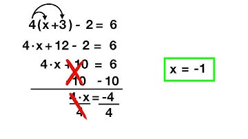 Multi Step Equations  - Distributive Property