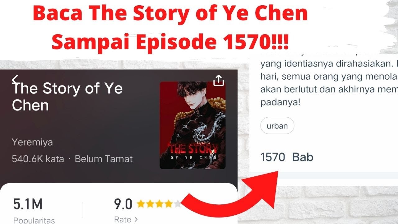 Baca The Story Of Ye Chen Novel Populer 2021 Sampai Episode 1570 Youtube