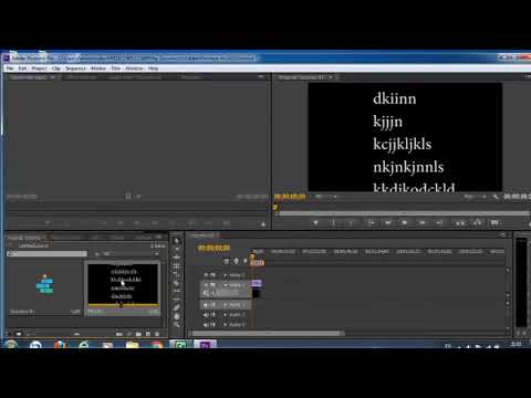 การทำ End credits โดยใช้โปรแกรม Adobe Premiere Pro CS6 - YouTube การทำ End Credits โดยใช้โปรแกรม Adobe Premiere Pro Cs6 - Youtube