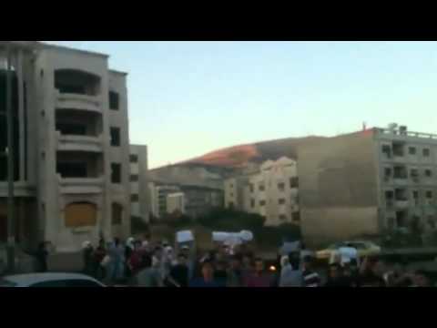 شام دمشق المزة ثورة الاحرار أحباب رسول الله في سوريا يذبحون 22 9 2012 جـ1