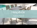 Dcouvrez nos tables de jardin piazza  mobilier de jardin hespride