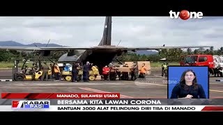 3000 Apd Untuk Penanganan Covid19 Tiba Di Manado  Tvone