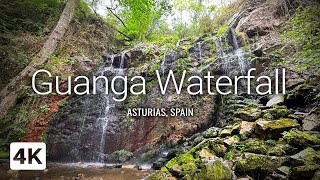 Cascada de Guanga | Beautiful hiking route to Guanga Waterfall | Travel to Spain [4K]