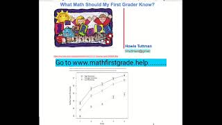 (INTRODUCTION) What Math Should My First Grader Know -