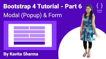 Bootstrap Modal & Form - Bootstrap 4 Tutorial in Hindi Part - 6