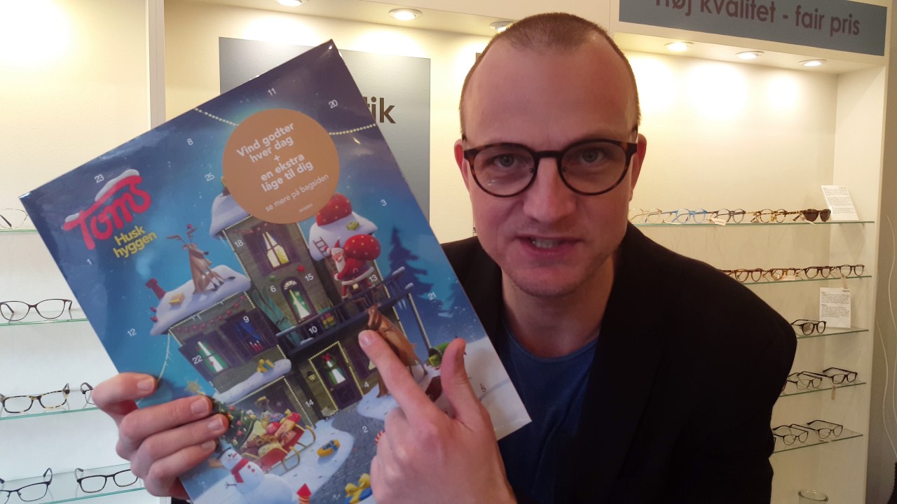 Vind julekalender med DinOptik