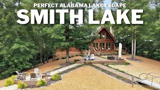 Smith Lake Dream Getaway: A Log Cabin, Private Shoreline & Endless Lake Views | Double Springs, AL