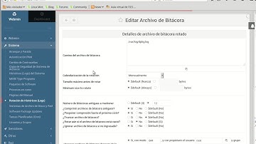 Tutorial: Configuración y monitorización con Webmin: Punto 3