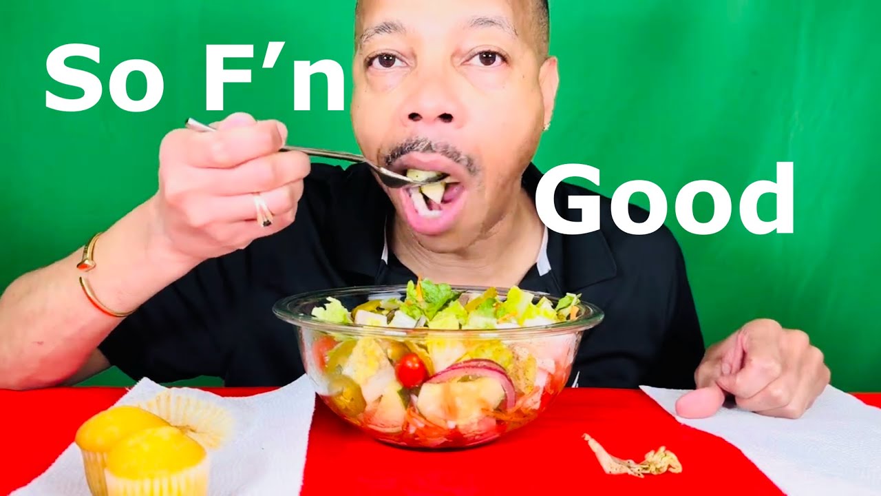 3 Meat Salad Challenge Collab with 