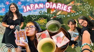 japanese gardens, sweets, + shopping! a week in my life in JAPAN | osaka vlog | japan diaries