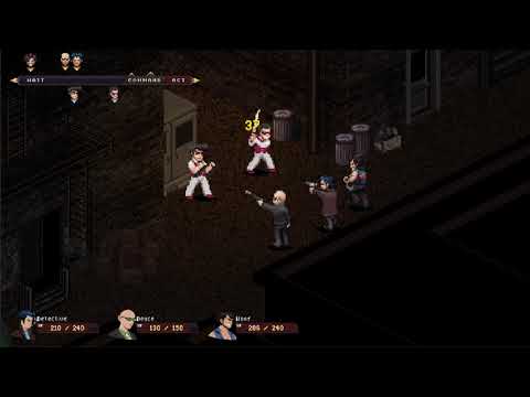 Pixel Noir - Asynchronous Turn-Based Battle Demo