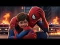 Spider Man Saves His Son From Burning City