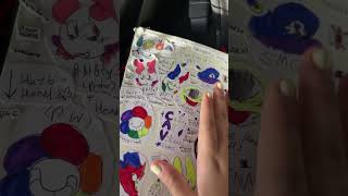 Sketchbook tour IN MY CAR lolz!!!