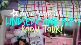 American Girl Lindsey and Ivys Room Tour!
