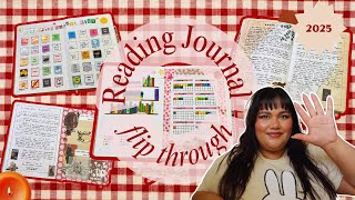 2025 reading journal flip through 📚💗
