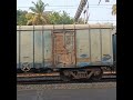 Indian locomotive class WDG-4 carrying goods