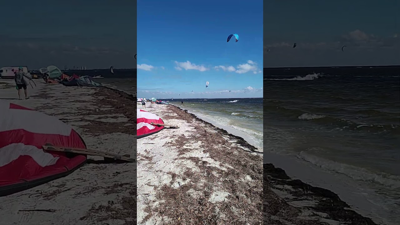 Great day to learn to kitesurf