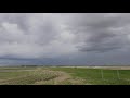 Watching #abstorm looking towards Calgary from 22X and range road 275 looking west. Time lapse. 4:45