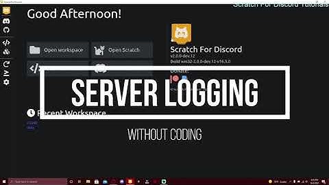 How To Make Discord Log Bot WITHOUT CODING With Scratch For Discord