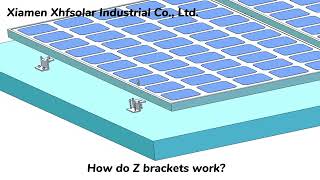 How do Z brackets work for solar mounting?