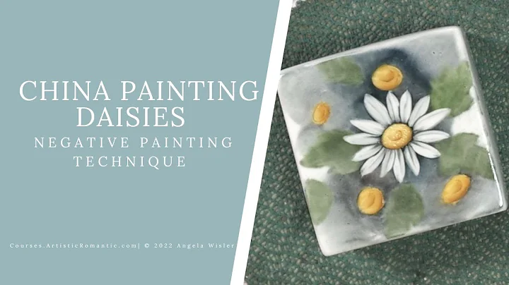 China Painting Lesson How to Negative Paint a Dais...