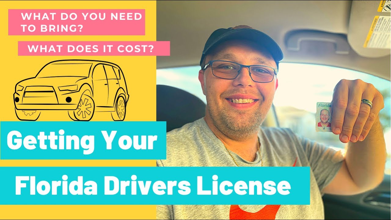 Getting Your Florida Drivers License [What to bring, cost] YouTube