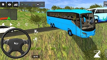 Euro Bus Driving Game Public Transportation 2024 -  Indonesia Bus Simulator Android Gameplay #1245