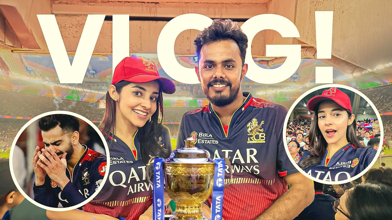 LUCKY TO BE PART OF HISTORY🔥 RCB FINALS VLOG