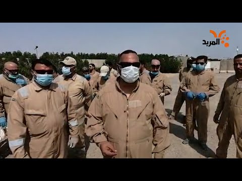 اعتصام لموظفي شركة أمنية في البرجسية لتسريحهم من العمل المربد