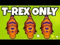 Can You Beat CHIMPS MODE With ONLY T-REXES?