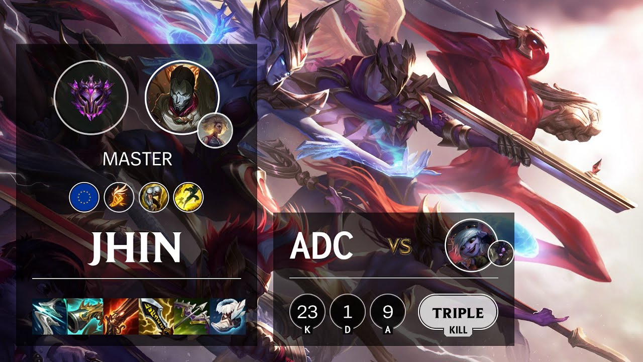 Jhin ADC vs Tristana - EUW Master Patch 11.11