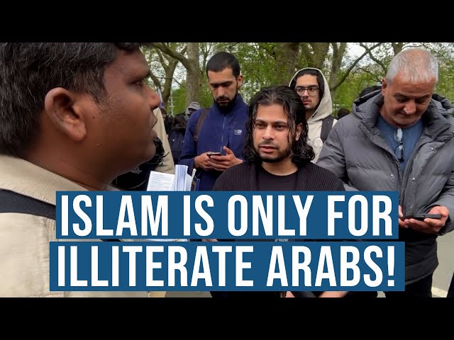 Muslims Surprised by the Reason Why In Islam Quran Is Recited in Arabic Only | Arul Velusamy class=
