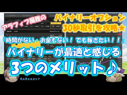 【 老後/在宅 】「時間がない・お金もない！けど稼ぎたい！！」バイナリーオプションが最適と感じる3つのメリット♪_20210625