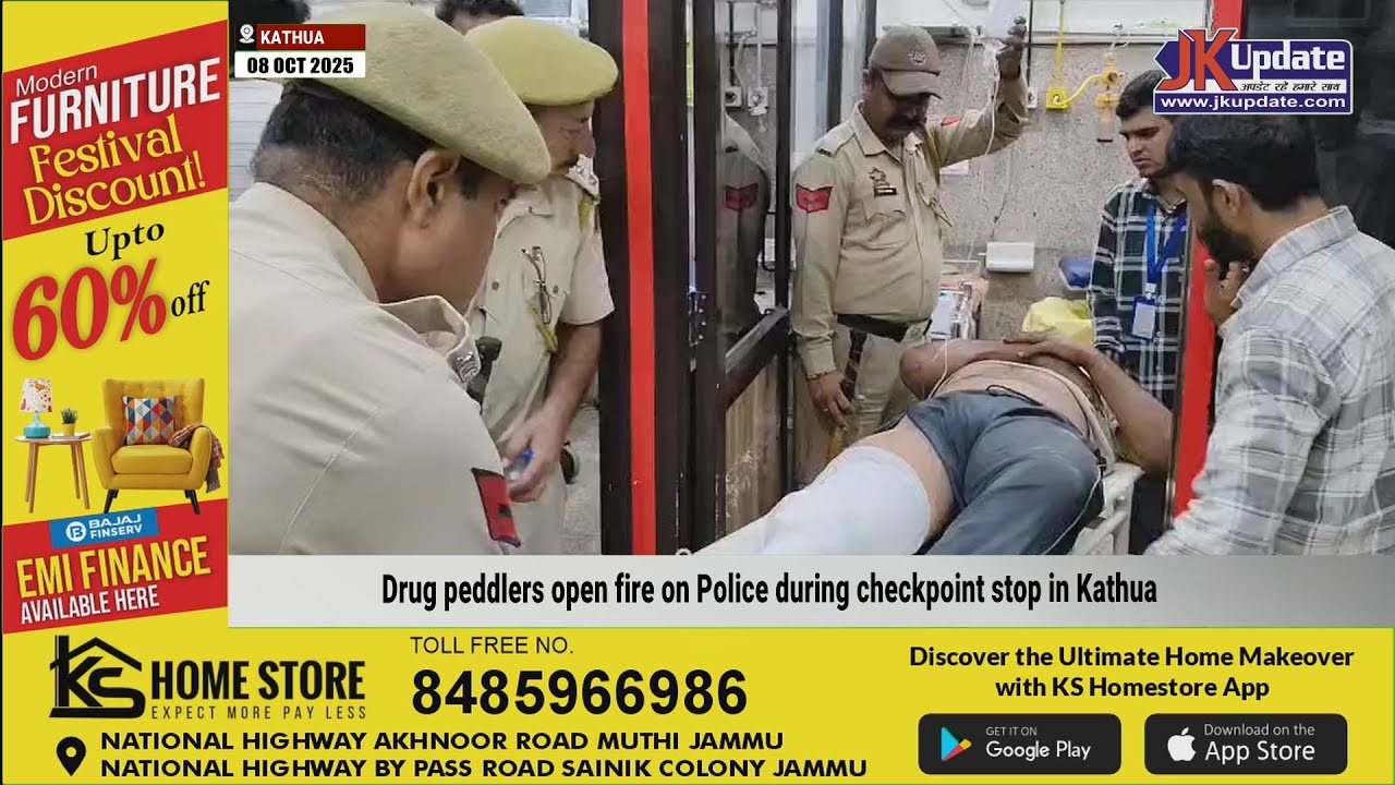 Drug peddlers open fire on Police during checkpoint stop in Kathua