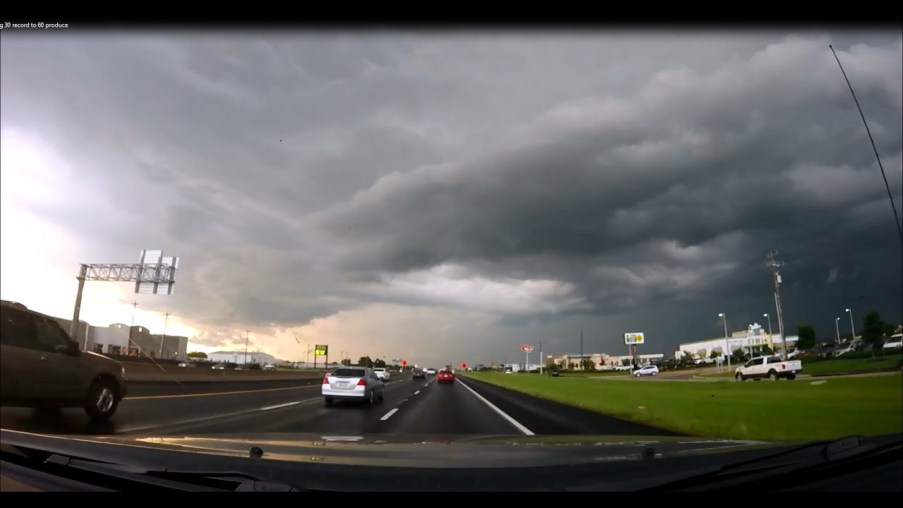 Driving Through a Weather Front Galveston to Houston YouTube