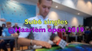 Sub6 singles @ Haarlem open 2019!