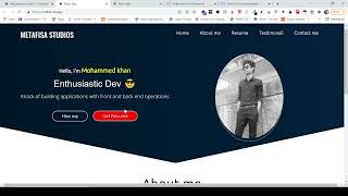Build an Awesome Portfolio website using React JS | Part - 5 | Portfolio Section | Resume