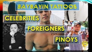 Baybayin Tattoos of Celebrities, Foreigners and Pinoys