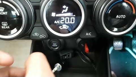 Automatic climate control in cars (how to operate) swift zxi