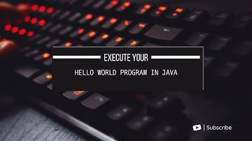First Program In Java | Compile and Run a Program in Java | Java in Ubuntu