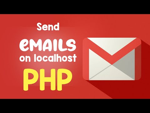 Send emails from localhost server in PHP via Gmail or yahoo mail | Quick programming tutorial